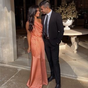 Revolve Erika Dress in Rust